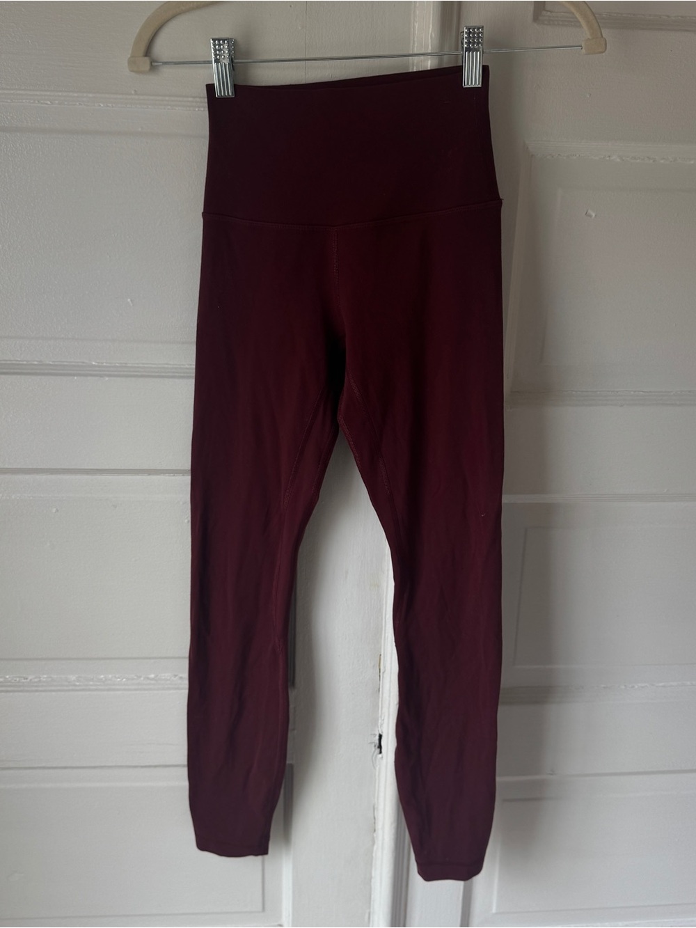 Lululemon Maroon High-Waist Leggings